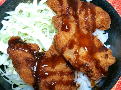 ★シンプルに♪ムネ肉のチキンカツ丼★